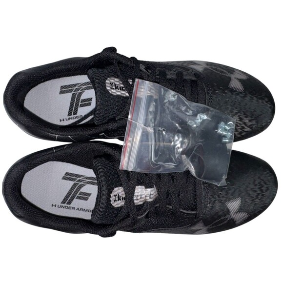 Under Armour Mens Size 7 Track Shoes Running Kick Sprint 4 Bag Spikes Key New main image 5